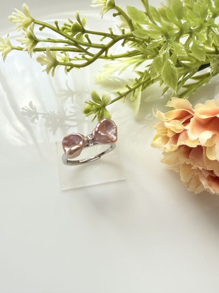 淡水珍珠戒指-啾啾款#rfp0320 