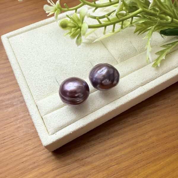 淡水珍珠-金屬濃紫#e0805 