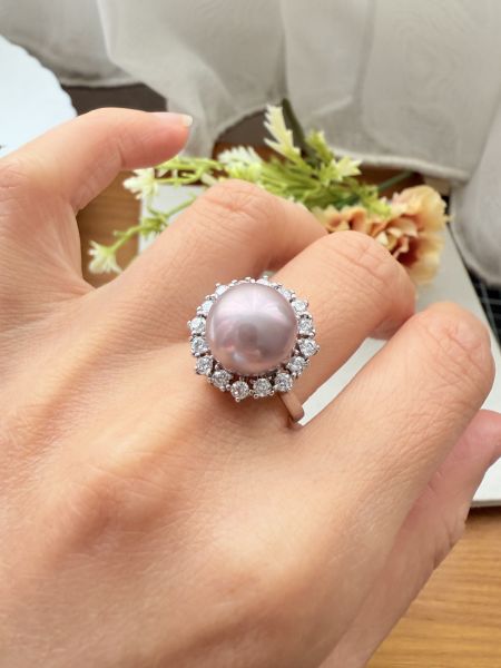 淡水珍珠戒指-經典款#rfp1736 