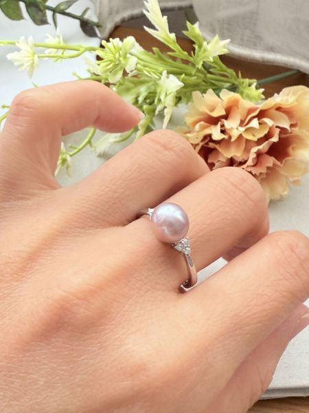 淡水珍珠戒指-日系款#PFL0978 