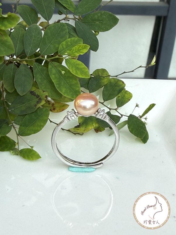 日常小精緻款戒指#rfp0818 輕珠寶戒指,珍珠戒指,淡水珍珠戒指