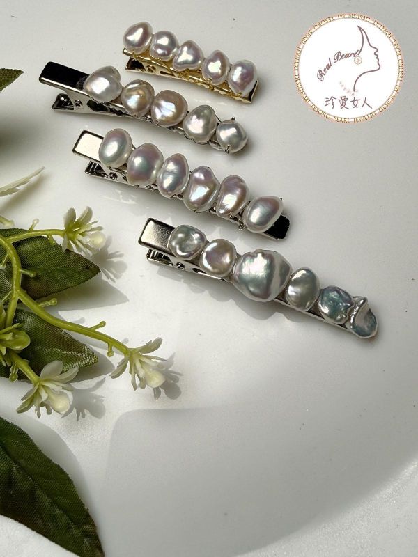 日常經典排珠款鴨嘴夾HR0002 鴨嘴夾/髮夾/側邊夾