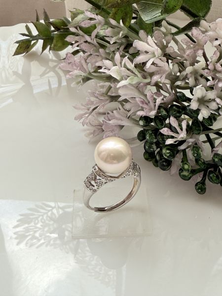 淡水珍珠戒指-古典華麗款#rfp1734 