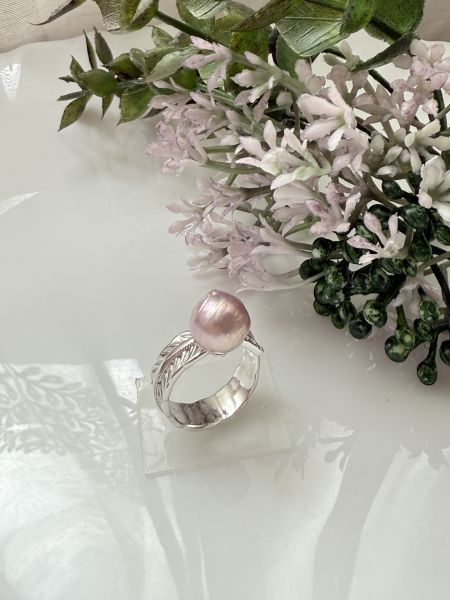 淡水珍珠戒指-個性款#rpe0924 