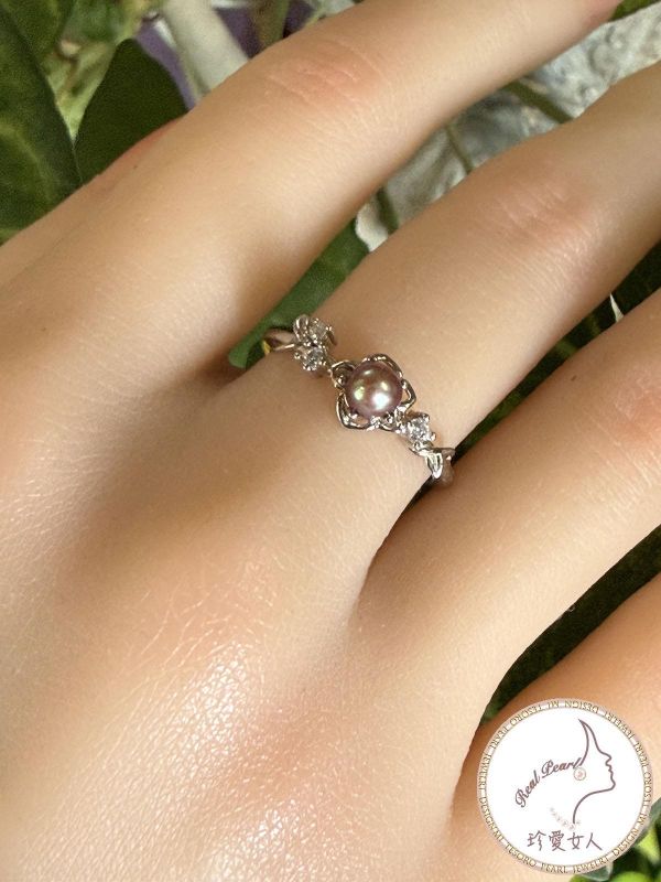 日常小精緻款戒指#rfp0823 輕珠寶戒指,珍珠戒指,淡水珍珠戒指