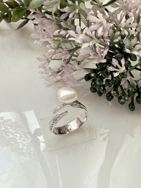淡水珍珠戒指-個性款#rpe0923 