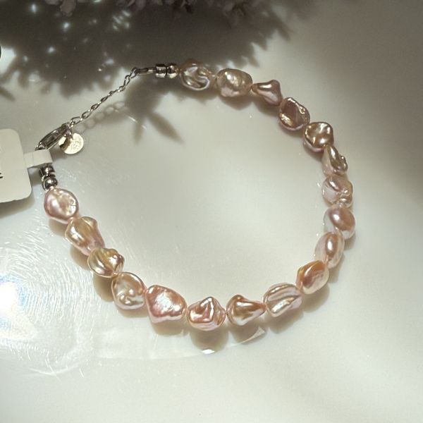 精品粉銀子手鍊0928 