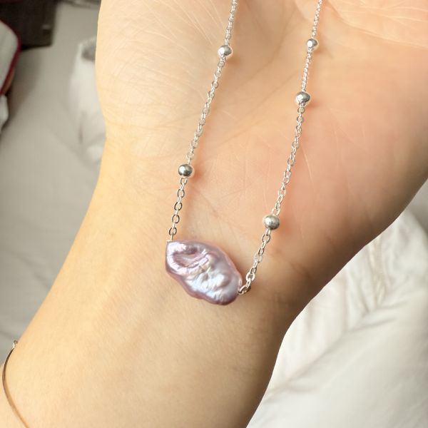 設計款珍珠項鍊#S07 