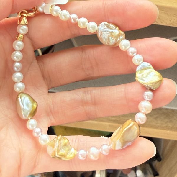 18手圍專屬-稀有鎏金色設計款手鍊 