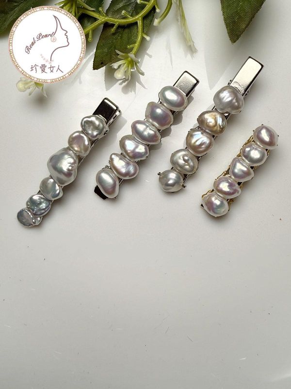 日常經典排珠款鴨嘴夾HR0002 鴨嘴夾/髮夾/側邊夾