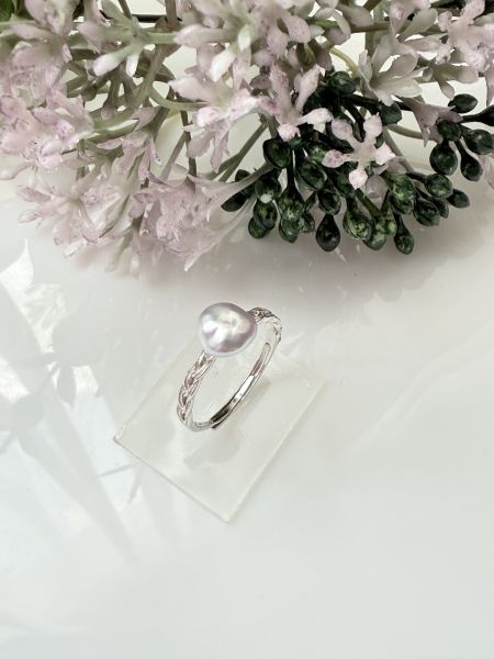 淡水珍珠戒指-簡約款#rpe0916 