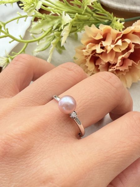 淡水珍珠戒指-日系款#PFL1263 