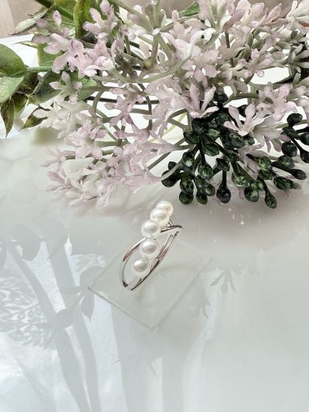 淡水AK珍珠戒指-多珠款#rfp0326 