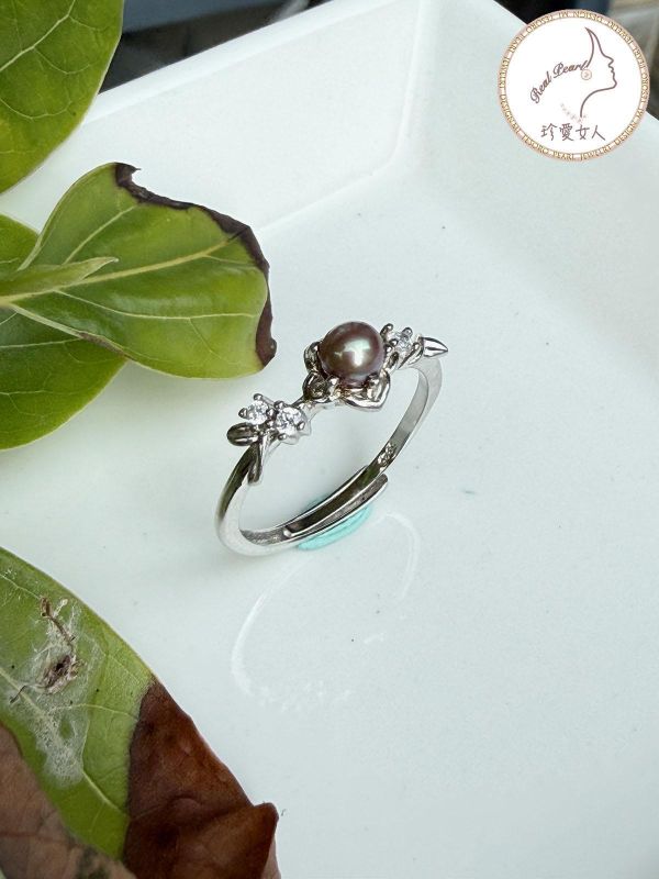 日常小精緻款戒指#rfp0823 輕珠寶戒指,珍珠戒指,淡水珍珠戒指