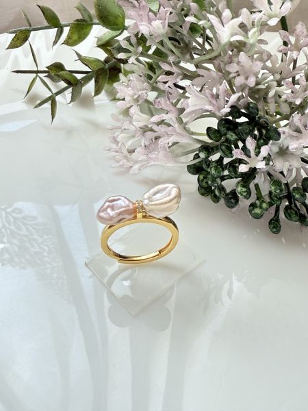 淡水珍珠戒指-啾啾款#rfp0321 