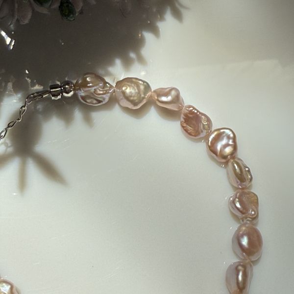 精品粉銀子手鍊0928 