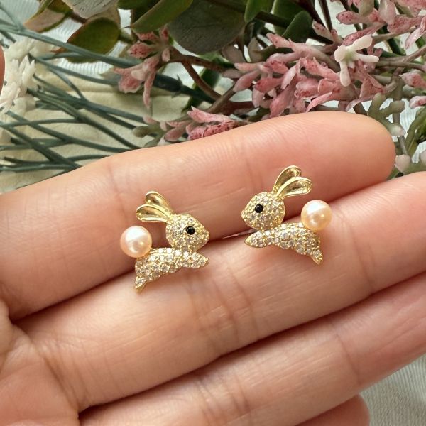 小兔子耳釘efws263 