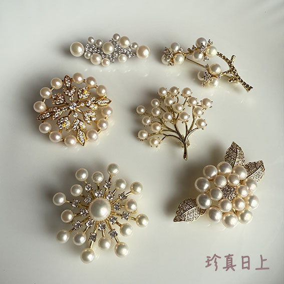 淡水珍珠別針01 珍珠別針