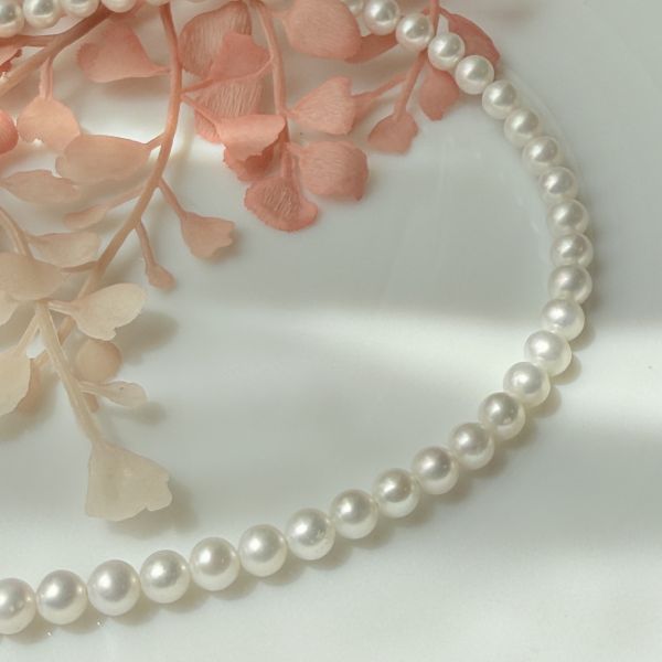 C13經典珍珠項鍊5-5.5mm 