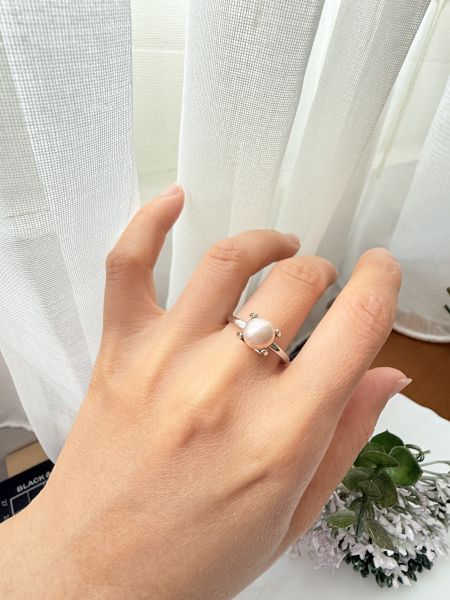 淡水珍珠戒指-簡約款#rfp0623 