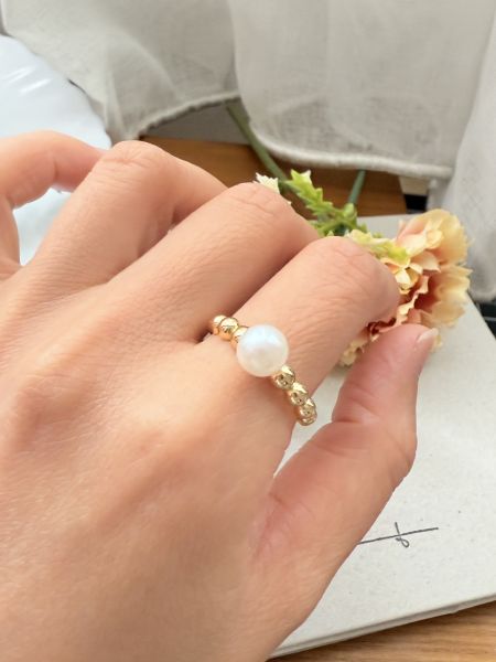 日本Akoya珍珠戒指-簡約款#sfp1715 