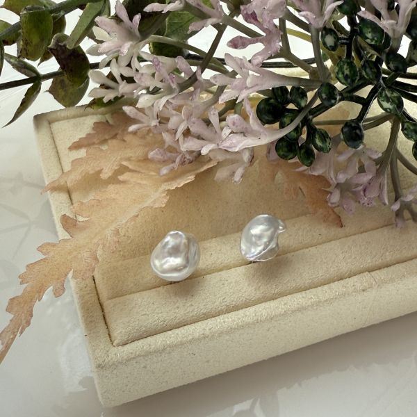 藍血銀子單支耳釘efc160 