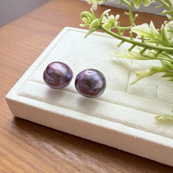 淡水珍珠-金屬濃紫#e0805 