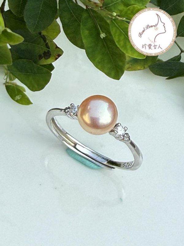 日常小精緻款戒指#rfp0818 輕珠寶戒指,珍珠戒指,淡水珍珠戒指