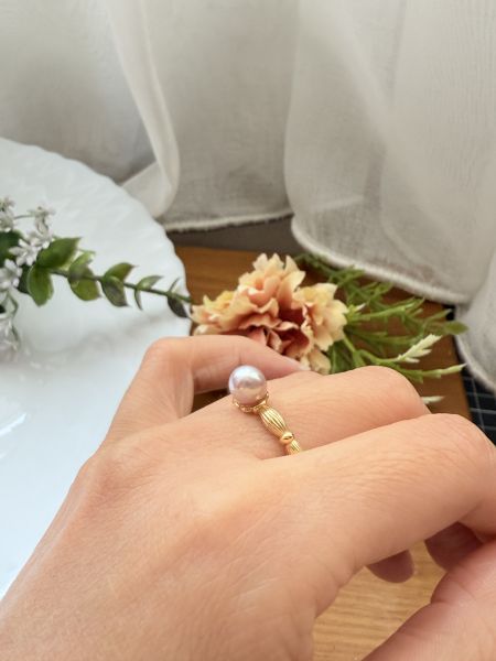淡水珍珠戒指-日系款#PFL1264 