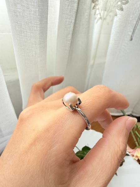 淡水珍珠戒指-簡約款#rfp0623 
