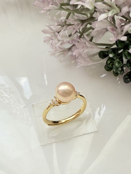 淡水珍珠戒指-日系款#PFL0975 