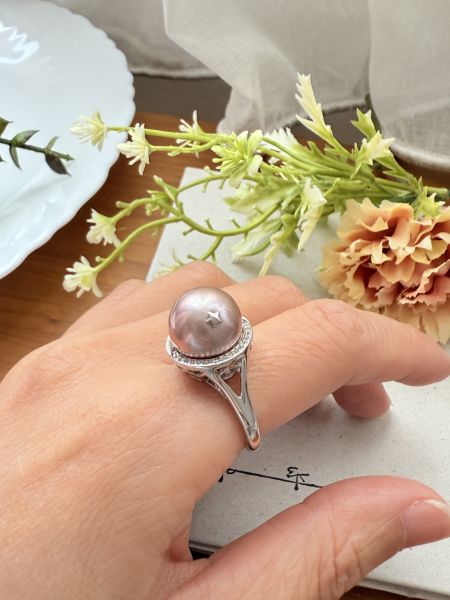 淡水珍珠戒指-設計款#rfp1735 