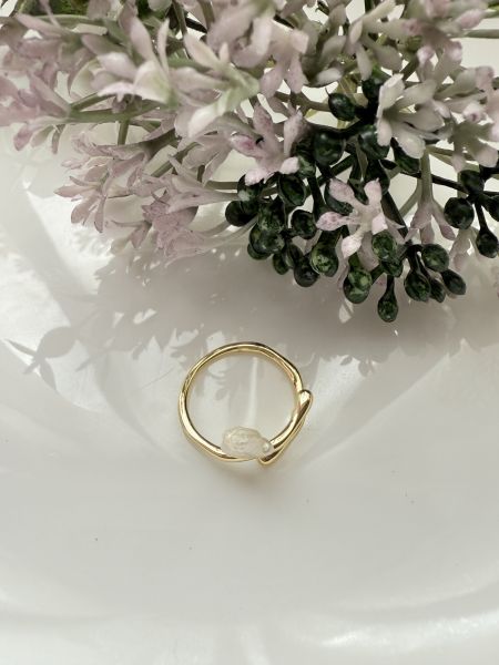 淡水珍珠戒指-簡約款#rfp0324 