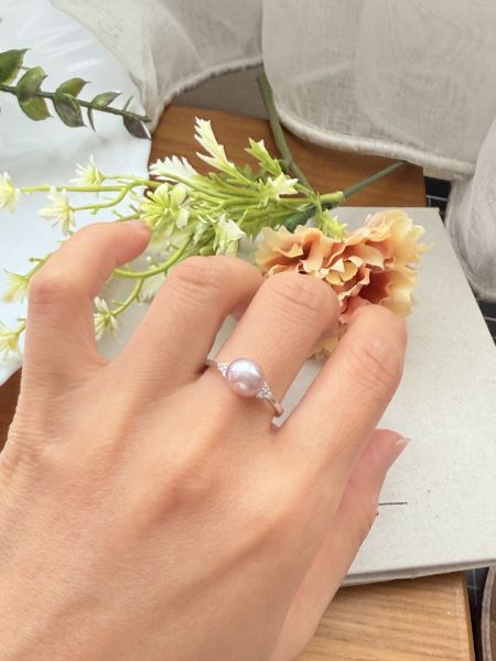 淡水珍珠戒指-日系款#PFL0978 