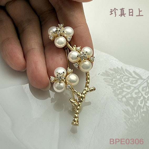 淡水珍珠別針02 珍珠別針