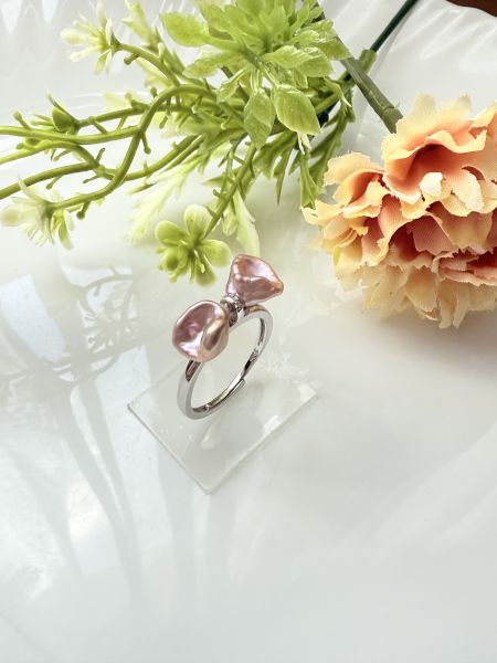 淡水珍珠戒指-啾啾款#rfp0320 