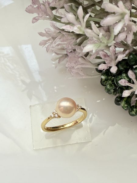 淡水珍珠戒指-日系款#PFL0975 