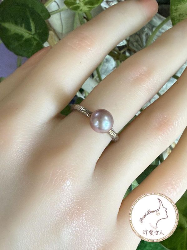 淡水珍珠戒指-簡約款#PFL1265 