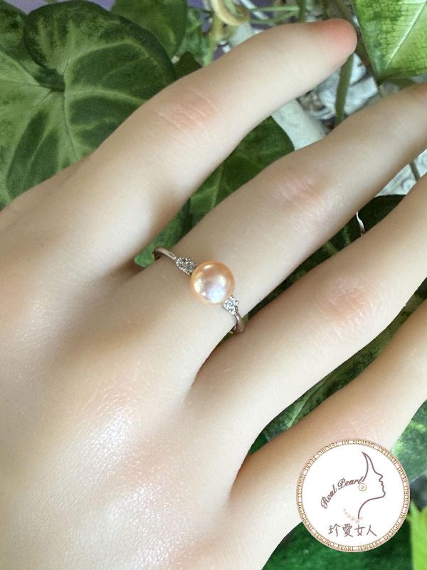 日常小精緻款戒指#rfp0818 輕珠寶戒指,珍珠戒指,淡水珍珠戒指