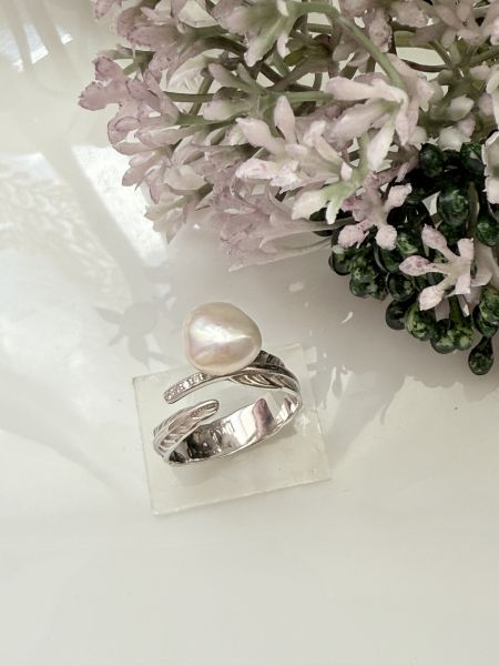 淡水珍珠戒指-個性款#rpe0923 