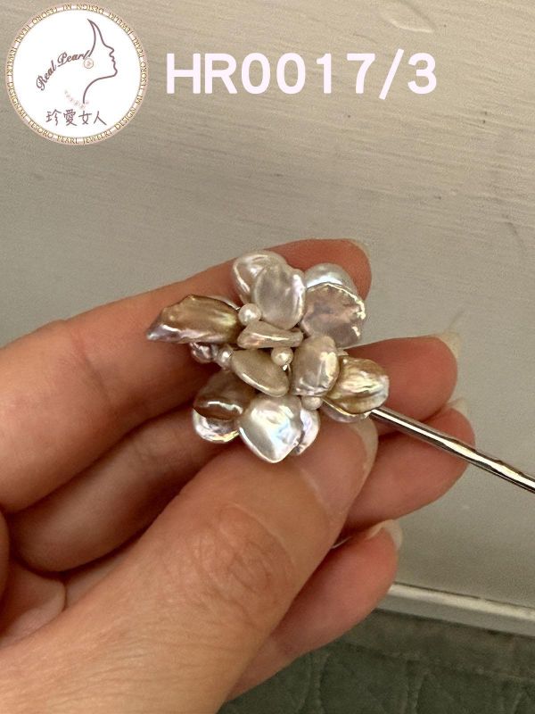 花朵一字夾HR00017 髮夾/彈簧夾