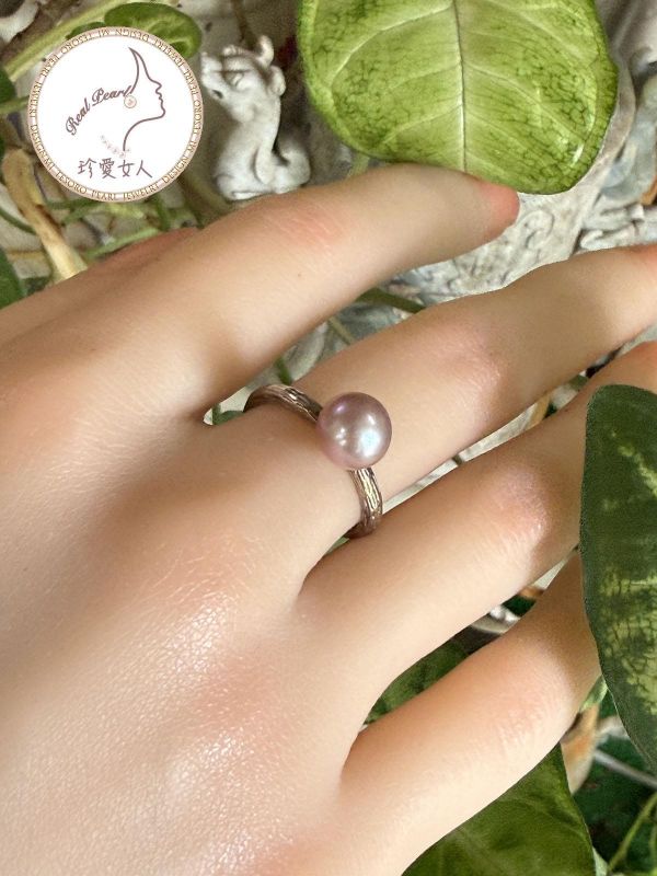 淡水珍珠戒指-簡約款#PFL1265 
