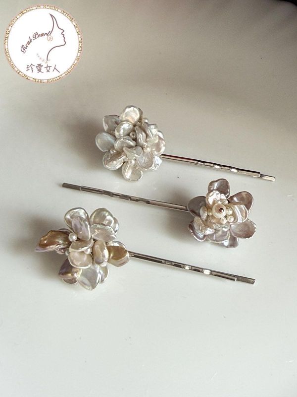 花朵一字夾HR00017 髮夾/彈簧夾