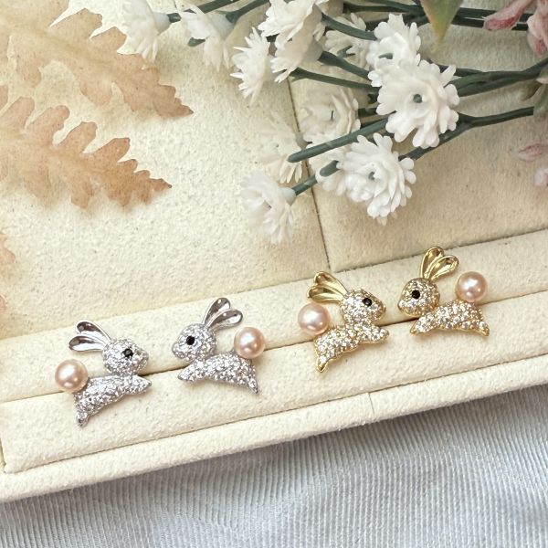 小兔子耳釘efws263 