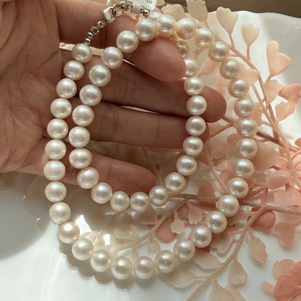 C19經典珍珠項鍊8-9mm 