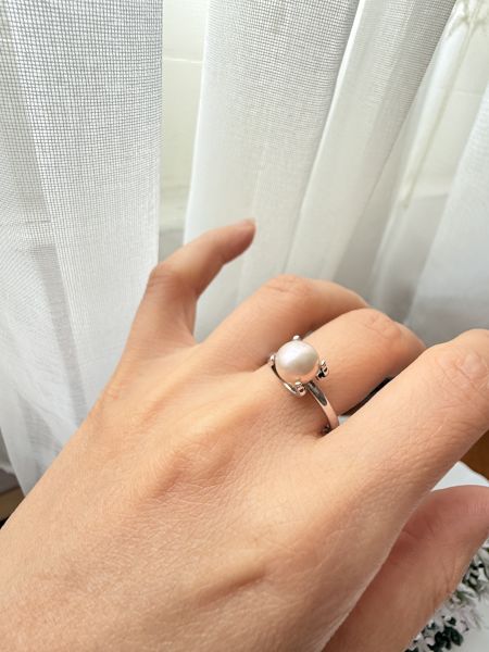淡水珍珠戒指-簡約款#rfp0623 