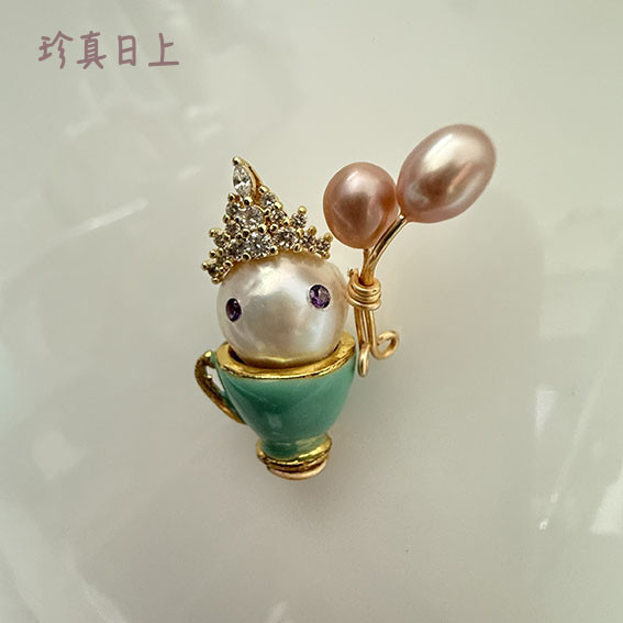 小精靈墜子系列 珍珠墜子, pearl pendant