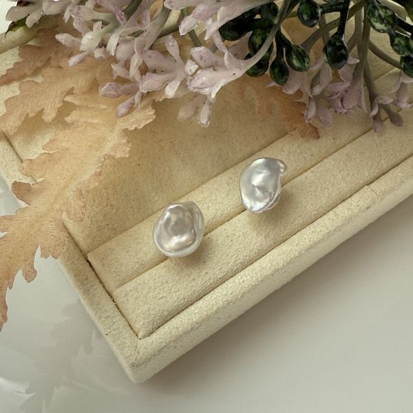 藍血銀子單支耳釘efc160 