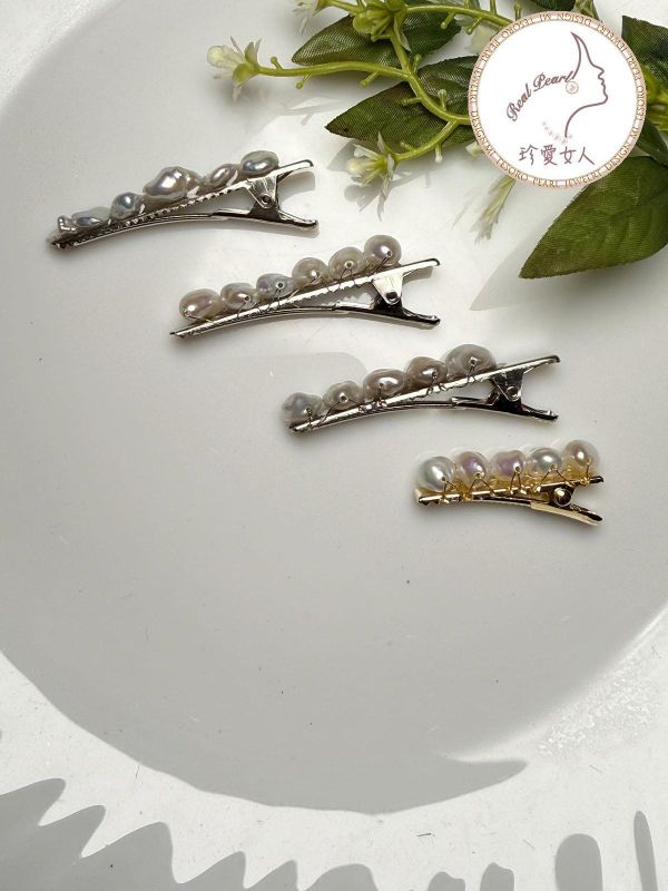 日常經典排珠款鴨嘴夾HR0002 鴨嘴夾/髮夾/側邊夾