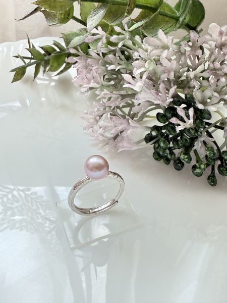 淡水珍珠戒指-簡約款#PFL1265 